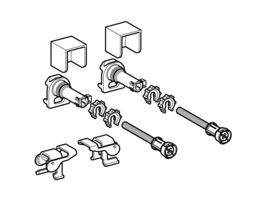 Duofix Комплект кріплення до стіни для окремого монтажу