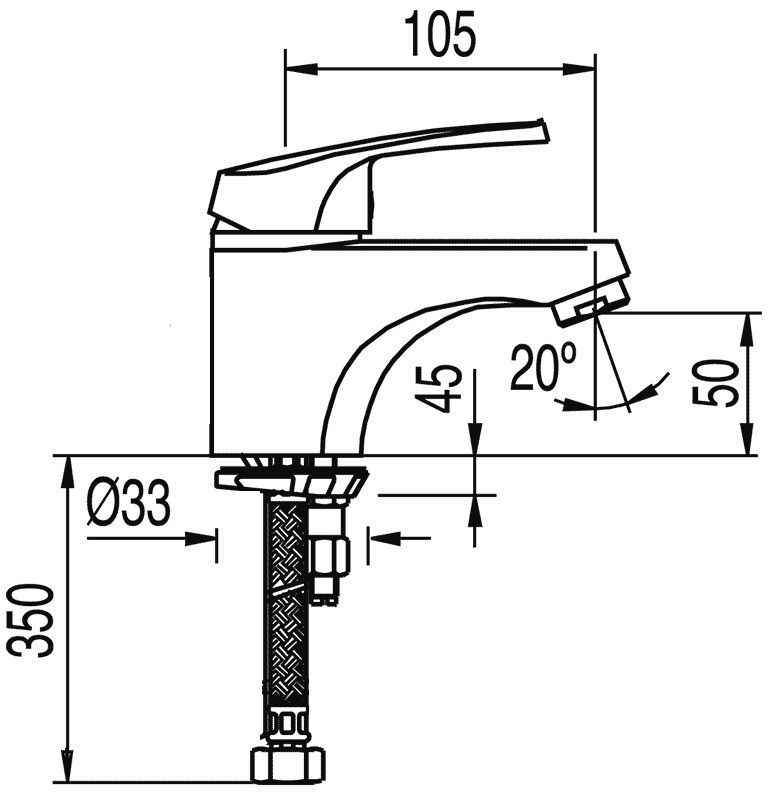 Змішувачі для раковини Eco - Tres 17010402