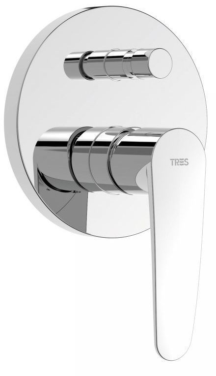 Смеситель для душа и ванны Tres Flat 20418001