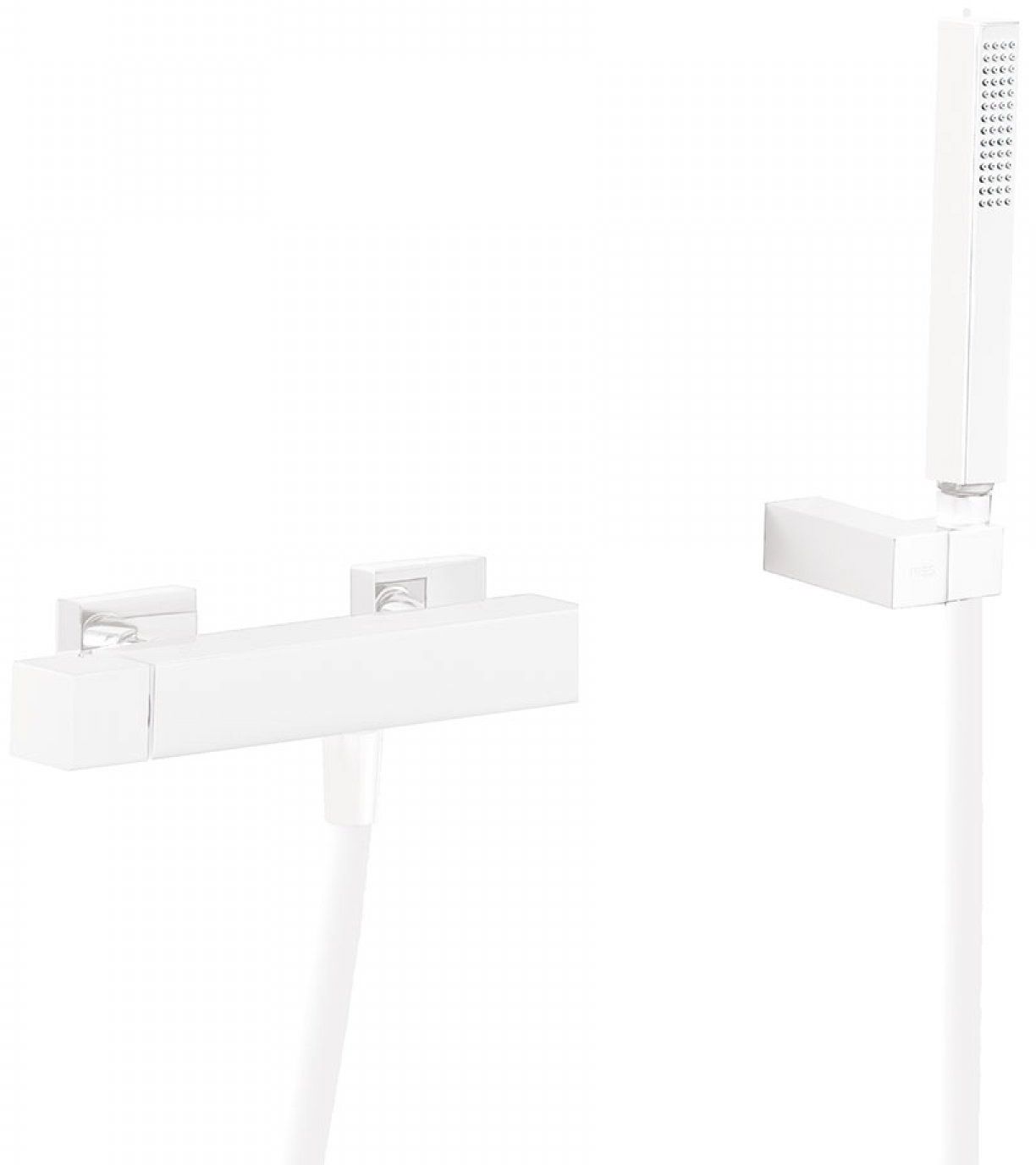 Набор: Смеситель для душа с душевым набором  Cuadro Tres 00716703BM