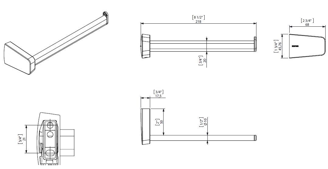 Полотенцедержатель Creabath Soul 192380