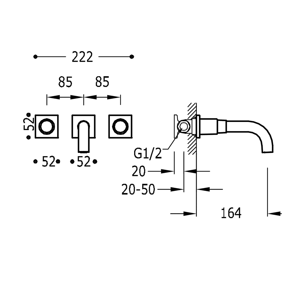 Смесители для раковины Tres Project 21115101