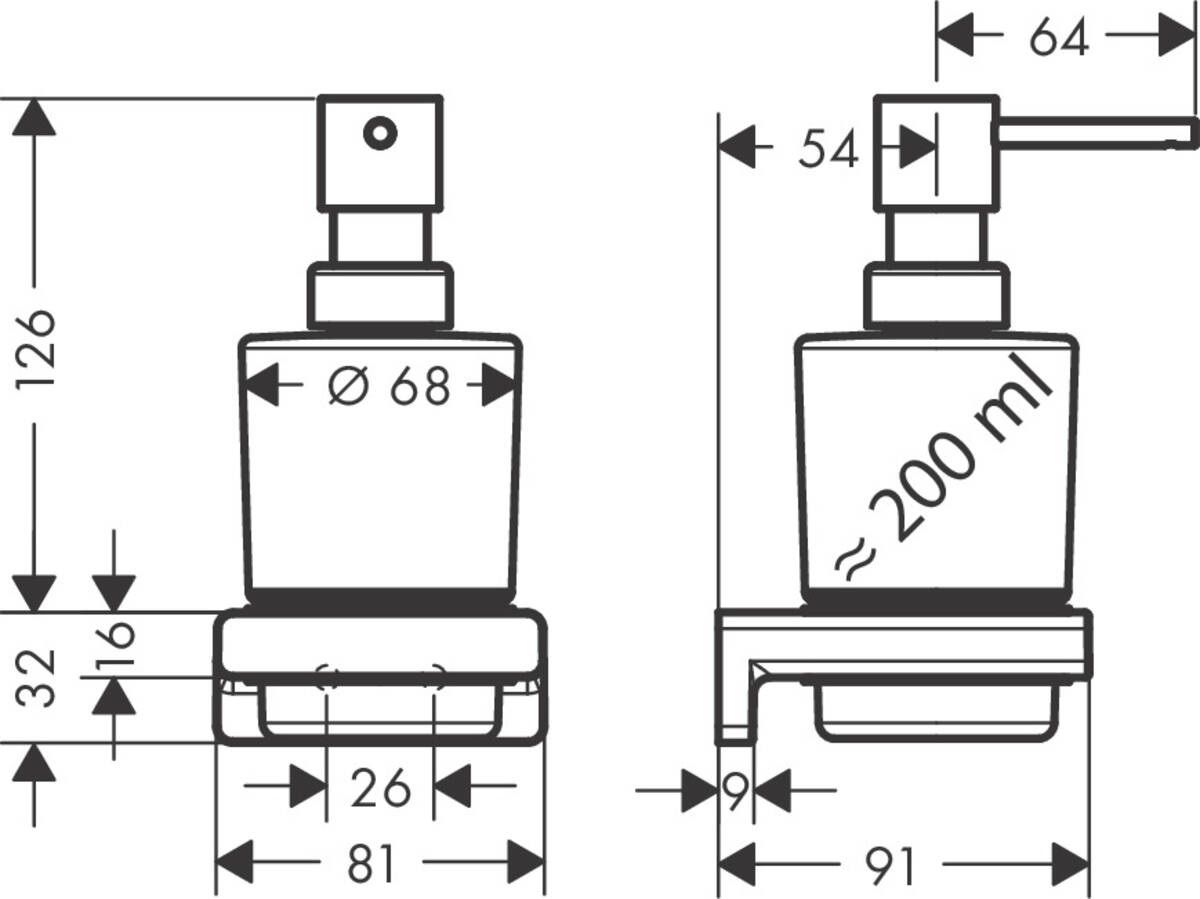 Дозаторы Hansgrohe AddStoris 41745990