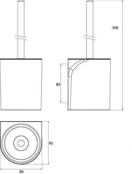 Йоржик для унітазу Emco Flow 2715 001 00