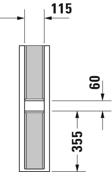 П'єдестал Duravit 0858360000