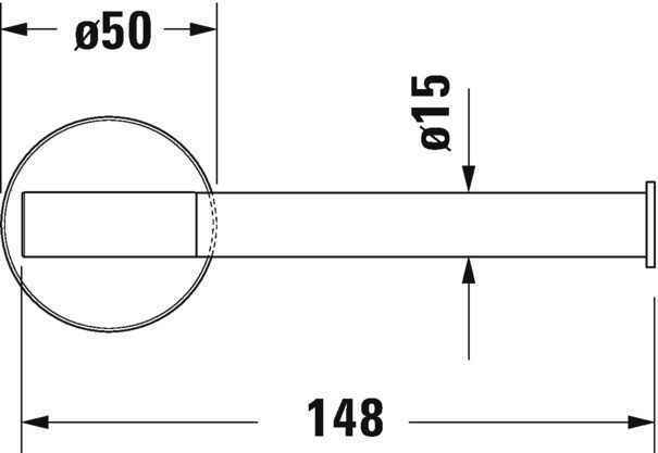Паперотримач Starck T Duravit 0099374600