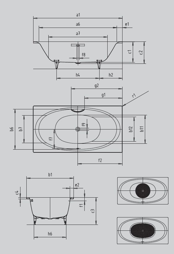 Ванна Ellipso Duo 2860 0001 0711