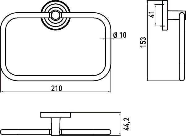 Держатель для полотенец Emco Polo