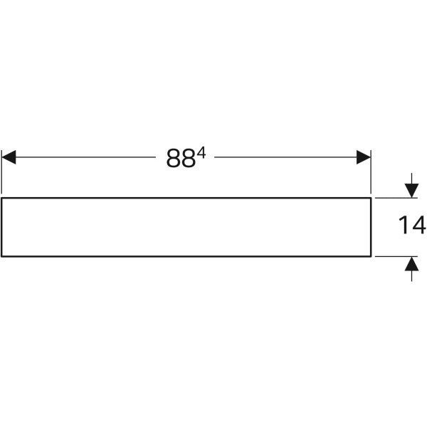 Зеркало Geberit CITTERIO 500.572.JI.1