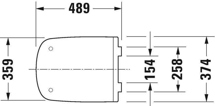 Крышка для унитаза Duravit 0060510000