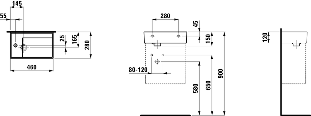 Раковина Laufen Kartell H8153350001121