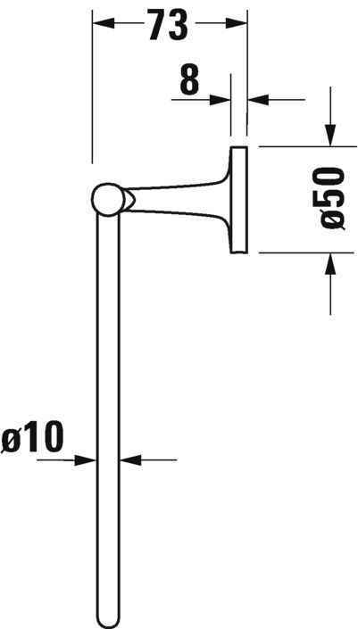 Рушникотримач Starck T Duravit 0099471000