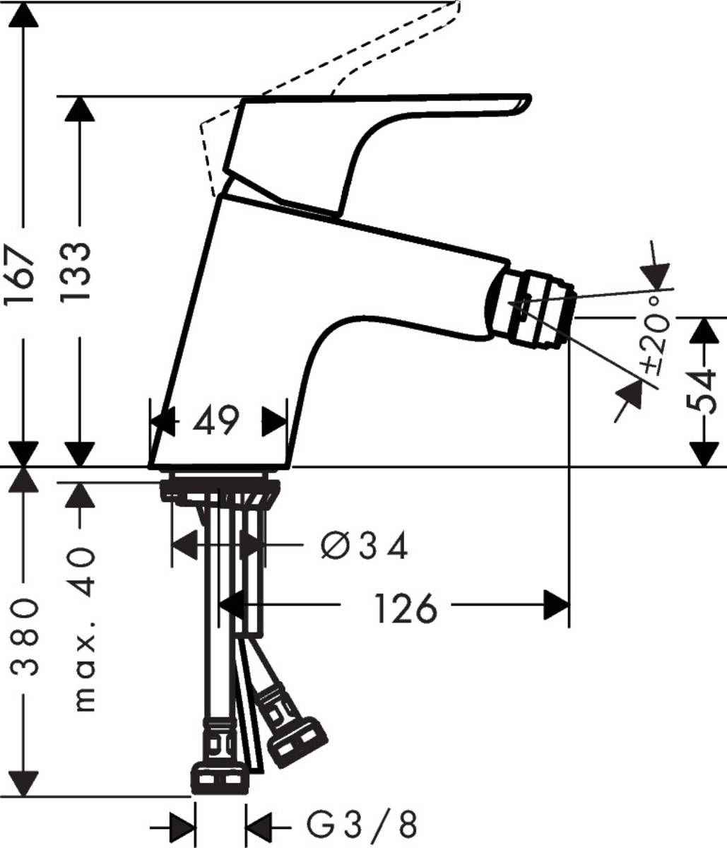 Змішувачі для біде Hansgrohe Focus 31922000