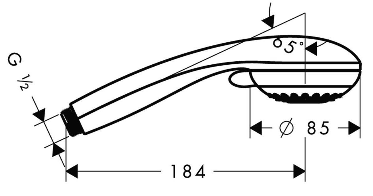 Ручной душ Hansgrohe Crometta Vario 85 2jet 28562000