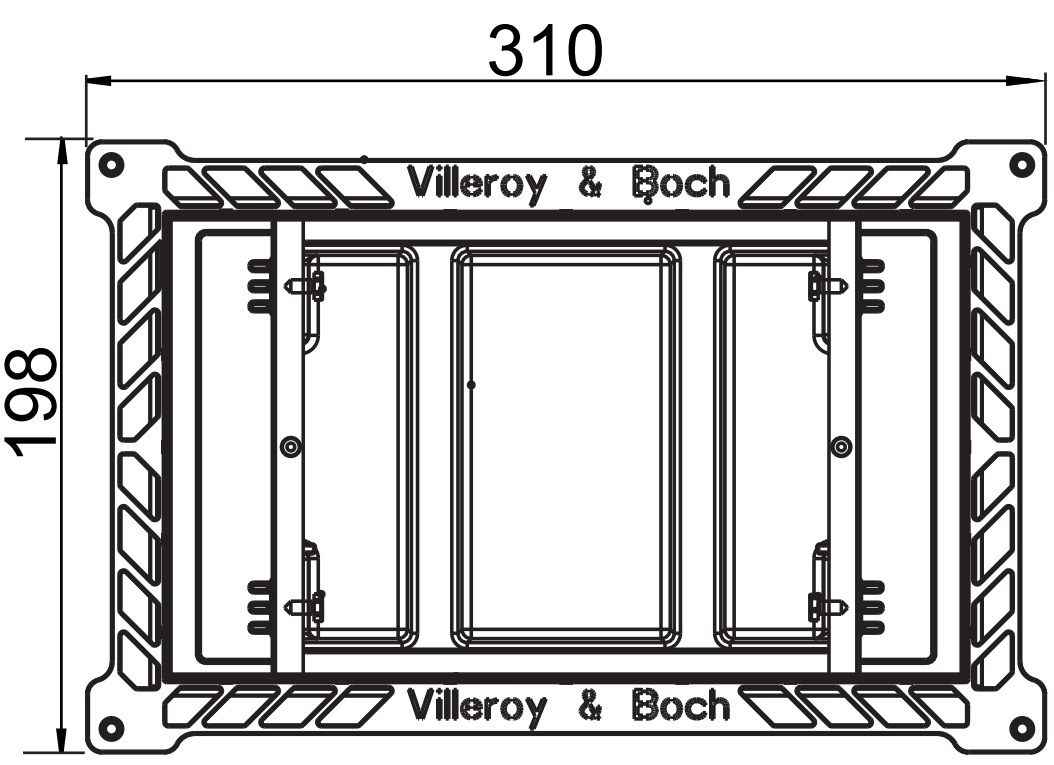 Рамка монтажна Villeroy & Boch 922159LC
