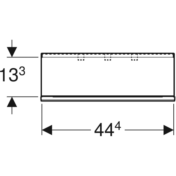 Настенная полка Geberit Acanto 500.617.JK.2