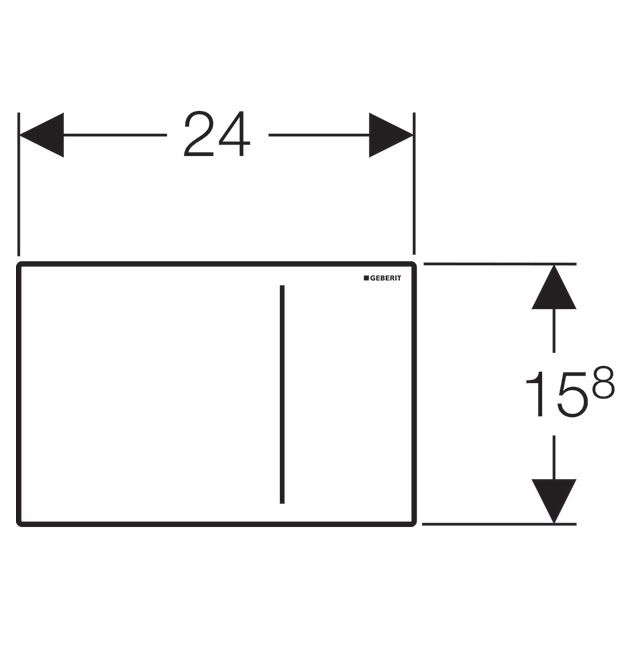 Клавиши смыва воды Geberit Sigma 70 (8) 115.625.SJ.1