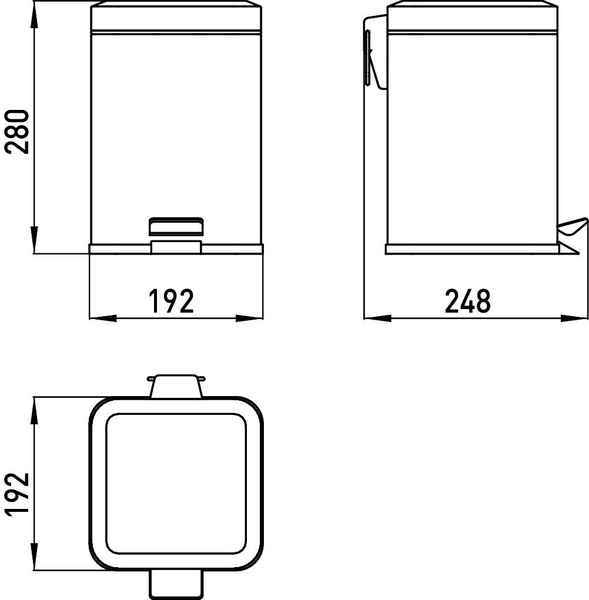Відро для сміття Emco System 2 3553 000 05