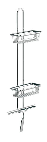 Система подвесных полочек с щеткой для очистки стекла Emco System 2 3566 001 08