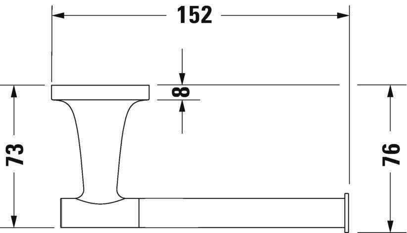 Паперотримач Starck T Duravit 0099374600
