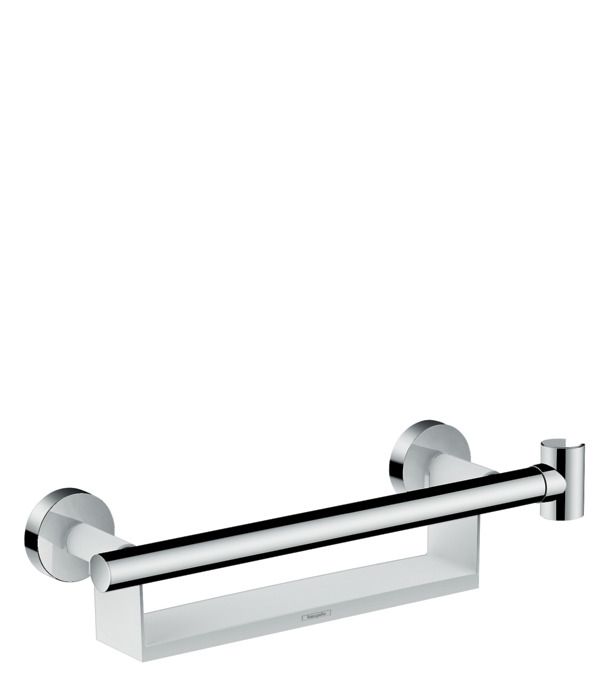 Поручень Comfort с полочкой и держателем для душа Hansgrohe Unica 26328400