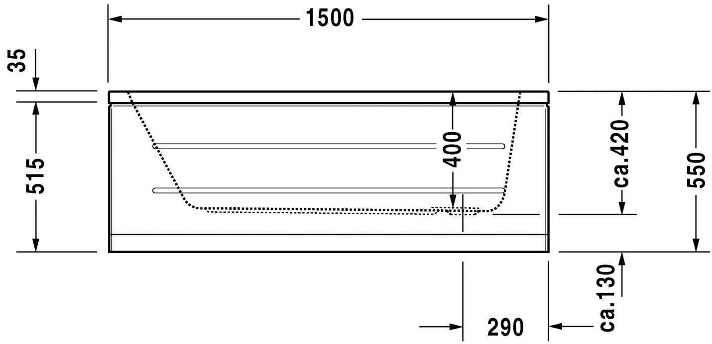 Ванна Duravit D-Code 700095000000000