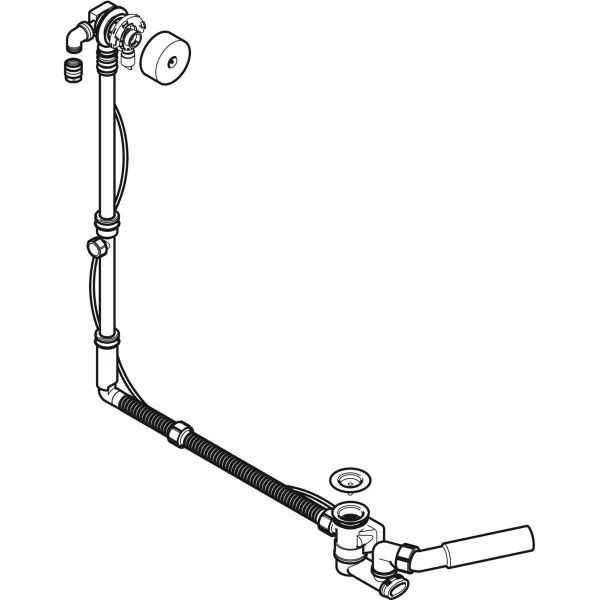 Злив-перелив для ванни Geberit 150.701.00.1