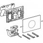 Клавиша смыва воды Geberit Sigma 10