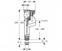 Впускний клапан Geberit Impuls 281.208.00.1