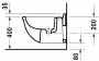 Биде подвесное Duravit Starck 3