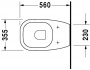 Унітаз підлоговий Duravit D-Code (під прихований бачок, пристінний)