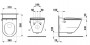 Унітаз підвісний Laufen CLEANET NAVIA Унітаз із функцією біде Унітаз підвісний Laufen CLEANET NAVIA Унітаз із функцією біде