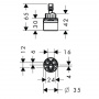 Керамічний картридж HANSGROHE M3/M2 92730000