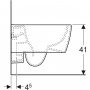 Унітаз підвісний Geberit iCon (укорочений)