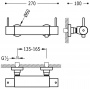 Термостат для душа Tres Loft