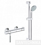 Термостат для душа Grohe Grohtherm (34565000)+душевой гарнитур Grohe Tempesta New (27598000)