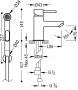 Смеситель с гигиеническим душем Tres Alplus