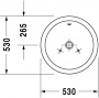 Умывальник на столешницу Duravit Starck 1