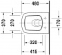 Унитаз подвесной Duravit DuraStyle (компакт)