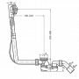 Слив-перелив для ванн VILLEROY & BOCH U90950461