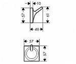 42737000 Axor Starck Organic Крючок