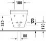 Биде подвесное Duravit Starck 3