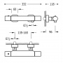 Термостат для душа Tres Loft