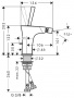 Смеситель для биде Hansgrohe PuraVida 15270400