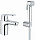 Смеситель для умывальника с гигиеническим душем Grohe Eurosmart