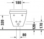 Биде подвесное Duravit Starck 3 (компакт)