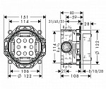01700180 Axor Ibox universal Базовий набір