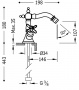Смеситель на биде Tres Clasic
