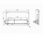 ViConnect E200 Кнопка змиву, хром матовий