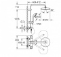 Душова система з термостатом Grohe BauClassic